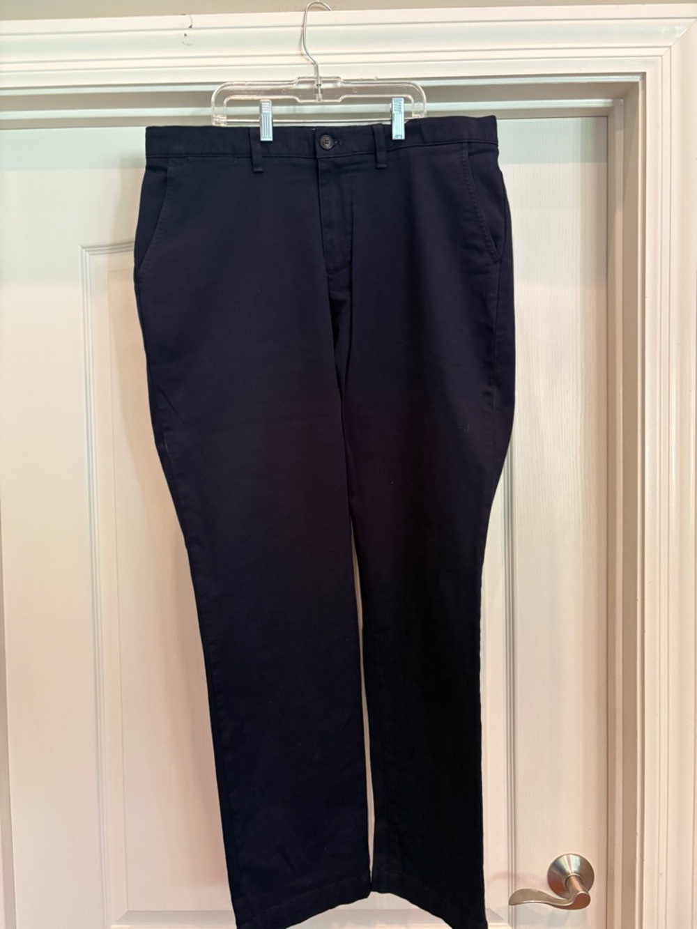 Lacoste Men's Navy Chino Pants - Straight Leg 34 / 32